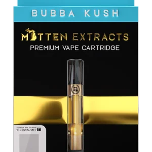 Mitten Extracts Bubba Kush Vape Cartridge