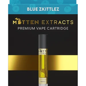 Mitten Extracts Blue Zkittles Vape Cartridge