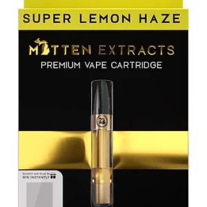 Mitten Extracts Super Lemon Haze Vape Cartridge