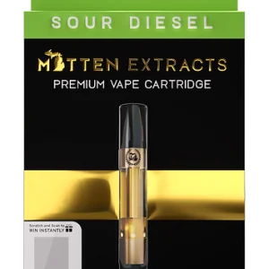 Mitten Extracts Sour Diesel Vape Cartridge