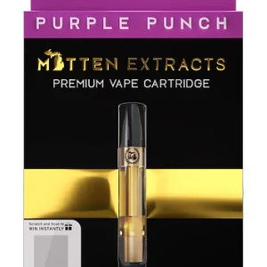 Mitten Extracts Purple Punch Vape Cartridge