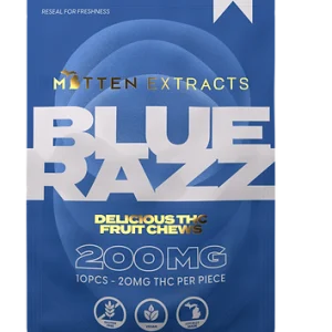 Mitten Extracts Blue Razz Gummies